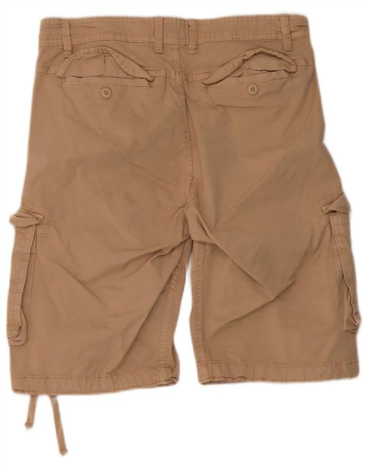 Jack & Jones Ανδρικό σορτς Cargo Small W30 Μπεζ βαμβακερό