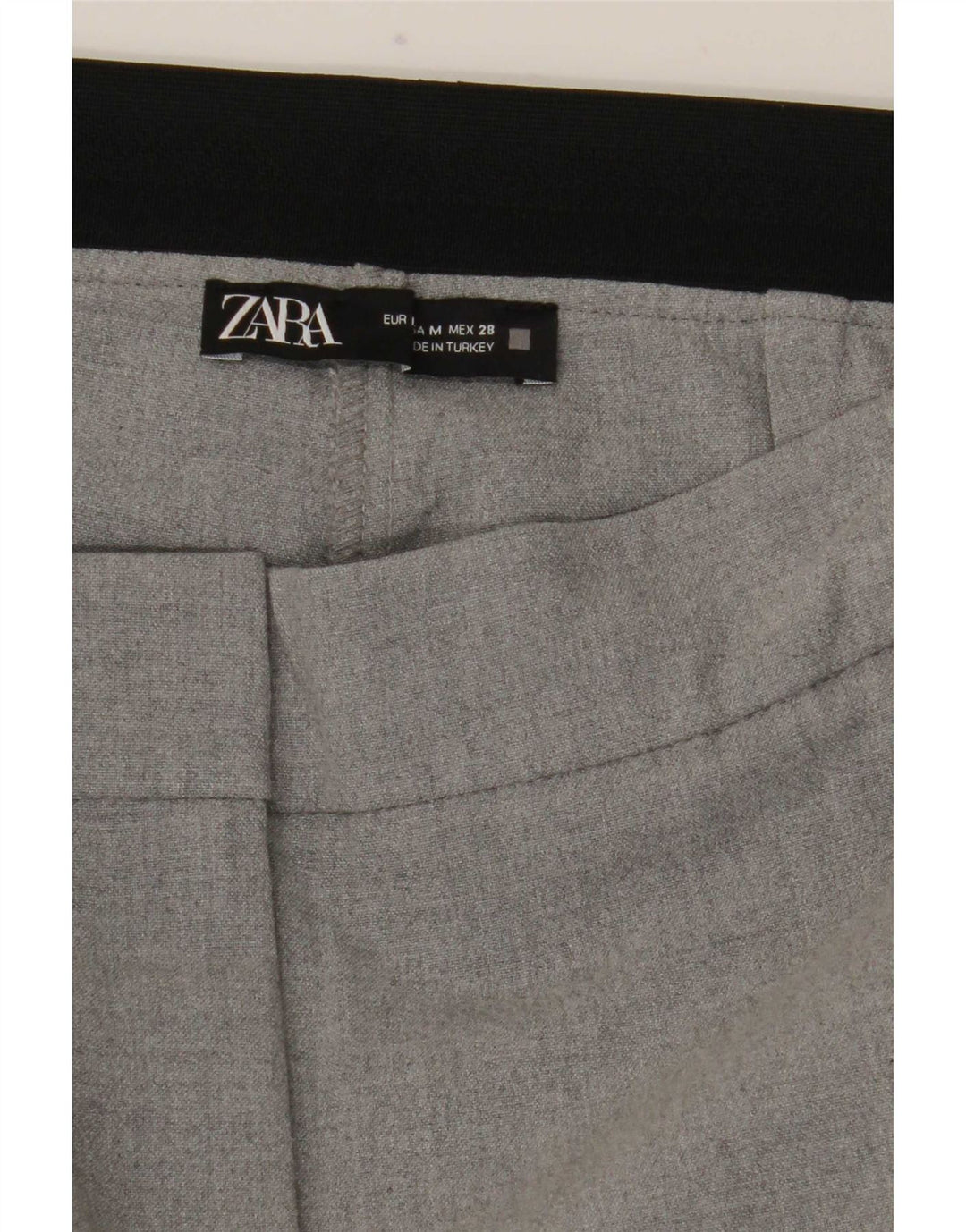 Zara Γυναικείο Slim παντελόνι Chino Medium W28 L27 Γκρι