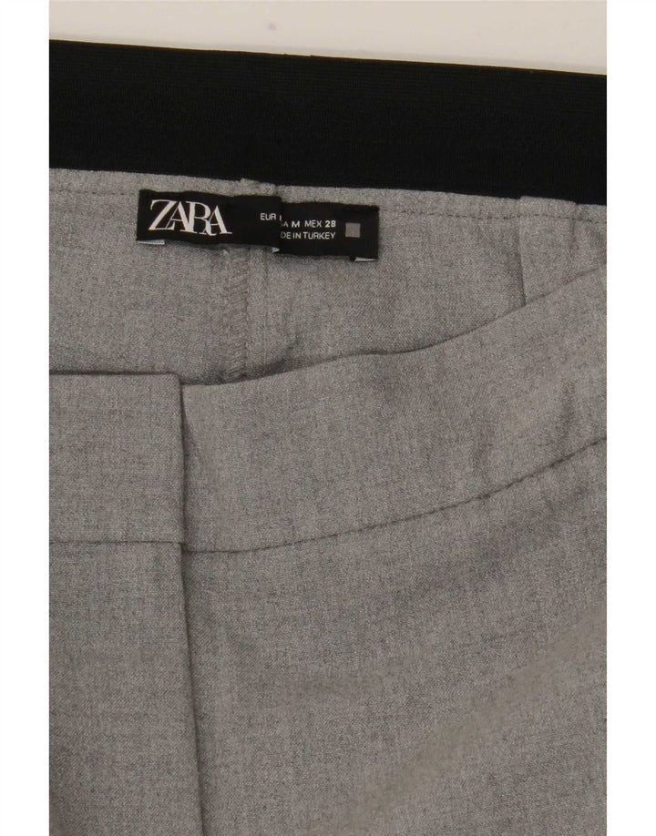 Zara Γυναικείο Slim παντελόνι Chino Medium W28 L27 Γκρι