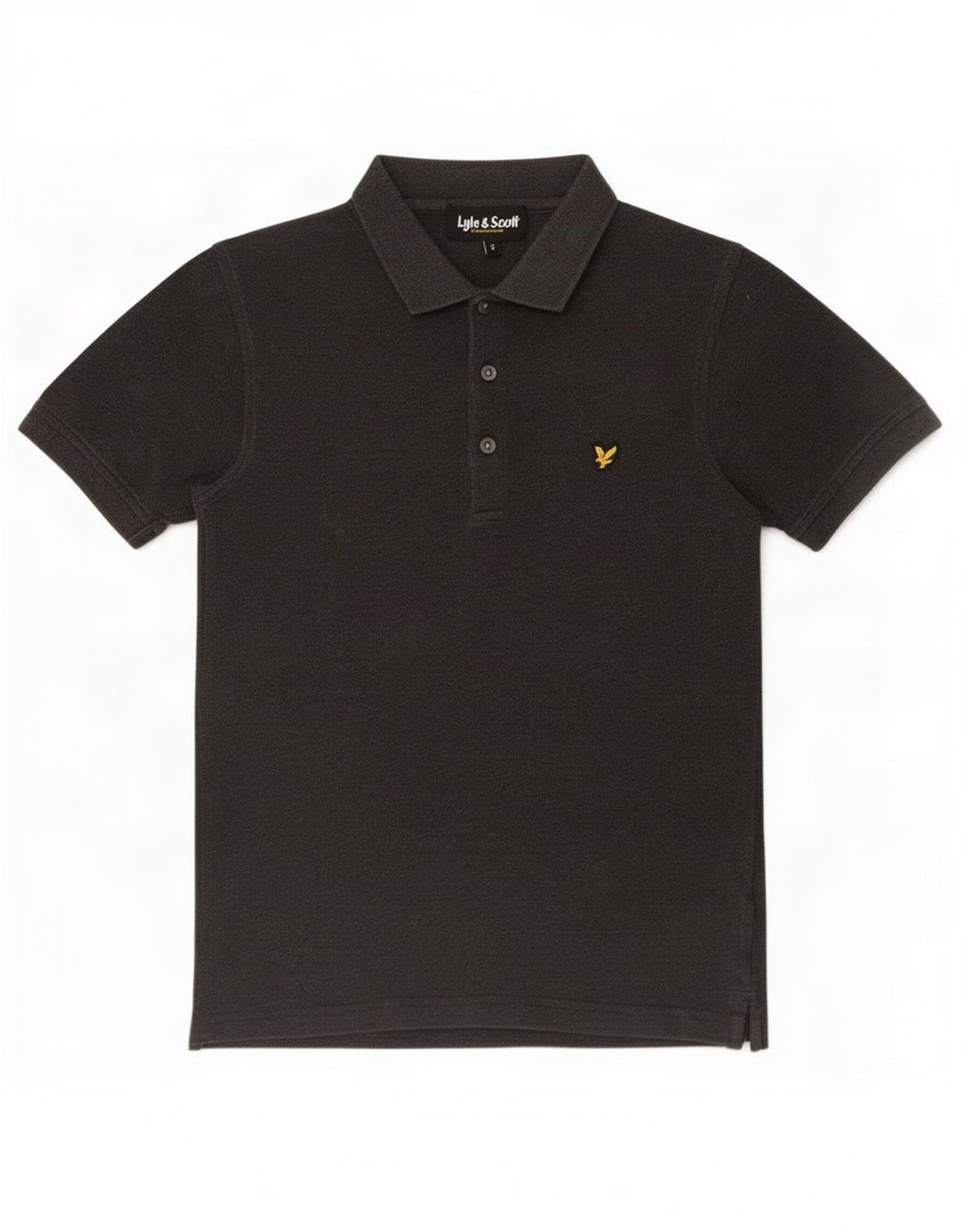 Lyle & Scott Ανδρικό πουκάμισο Polo Μικρό γκρι βαμβακερό