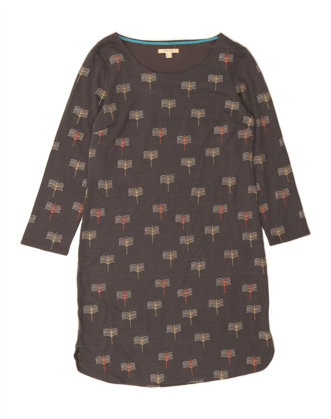 WHITE STUFF Womens Abstract Pattern Jumper Dress UK 12 Medium Grey Vintage White Stuff and Second-Hand White Stuff from Messina Hembry 