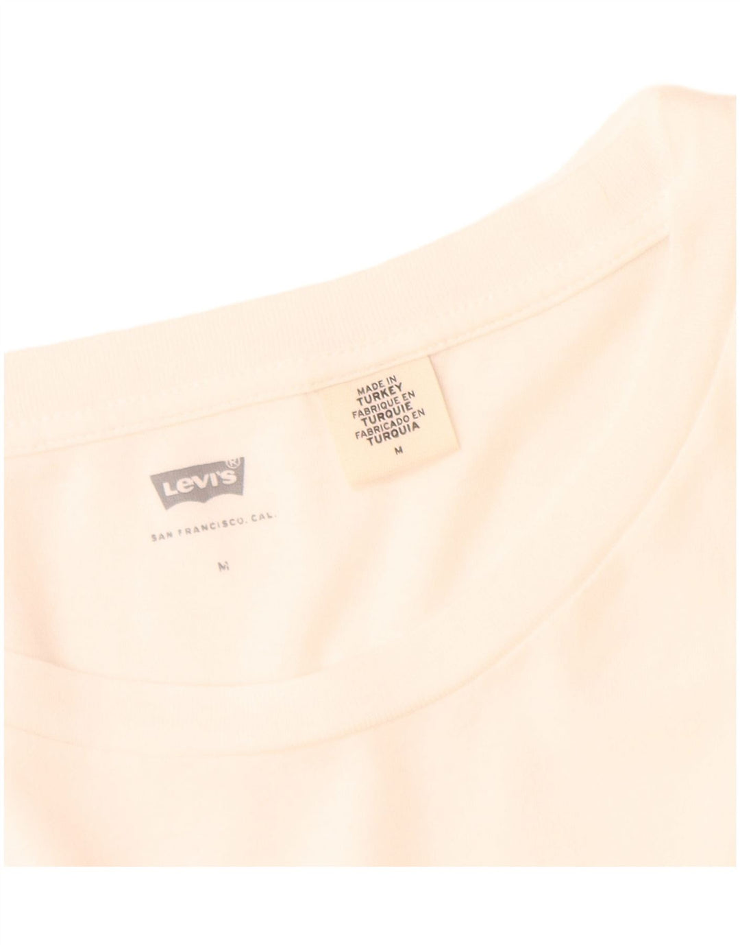 Γυναικείο γραφικό T-Shirt Levi's Top UK 14 Medium White