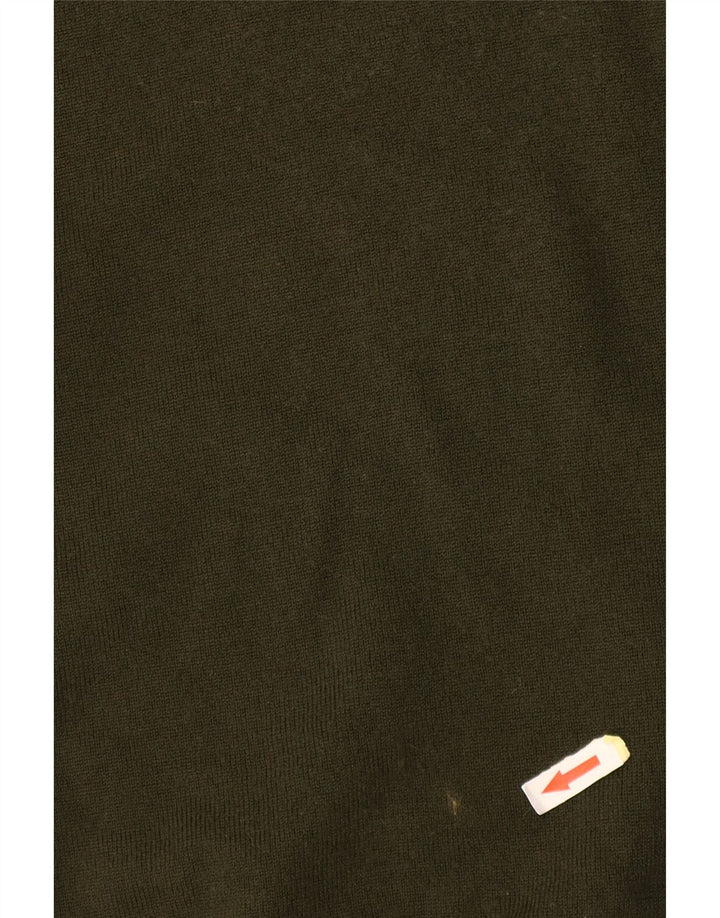 Stefanel Γυναικείο πουλόβερ με λαιμό χελώνα UK 14 Large Khaki
