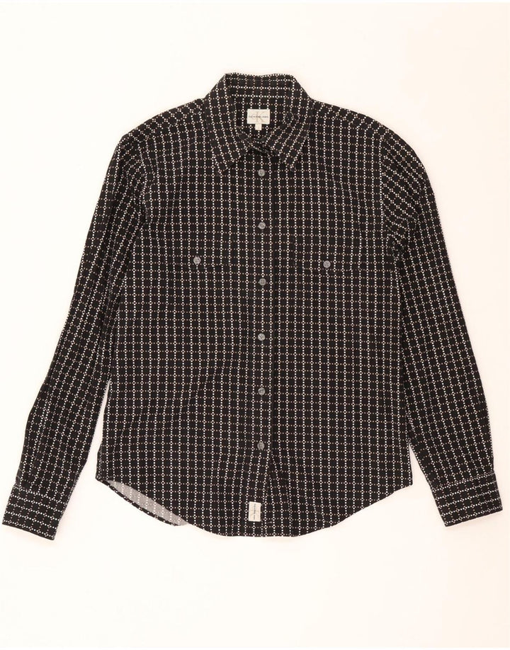 Calvin Klein Jeans Ανδρικό πουκάμισο μεγάλο μαύρο γεωμετρικό