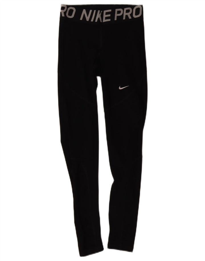 Γυναικεία κολάν Nike Dri Fit Graphic UK 8 Small Black