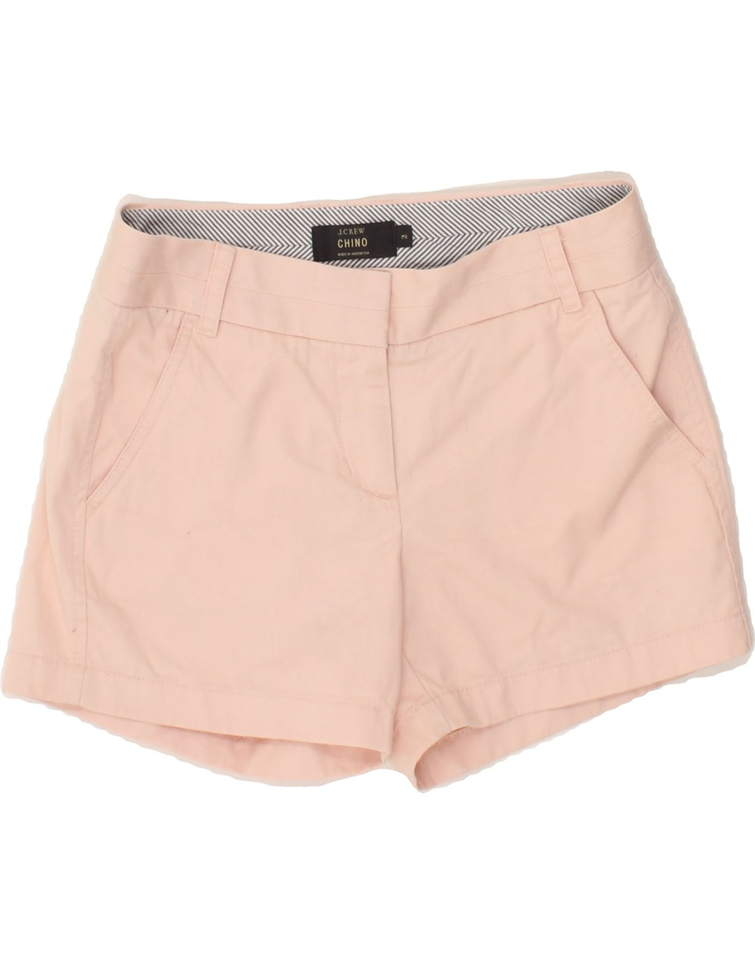 J. CREW Womens Chino Shorts US 2 XS W30 Pink Vintage J. Crew and Second-Hand J. Crew from Messina Hembry 