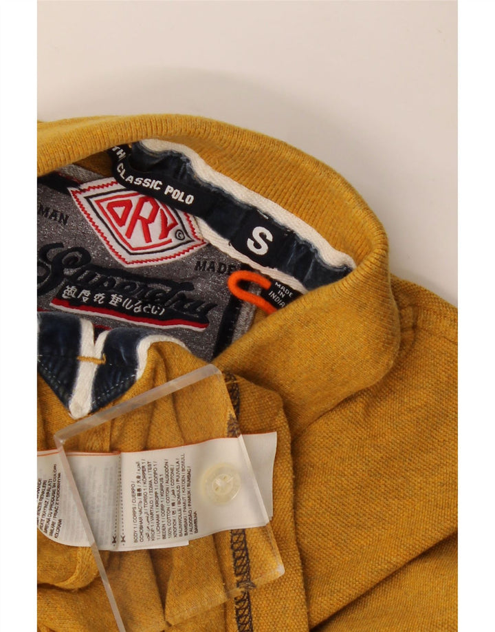 Ανδρικό πουκάμισο πόλο SUPERDRY Μικρό πορτοκαλί βαμβακερό