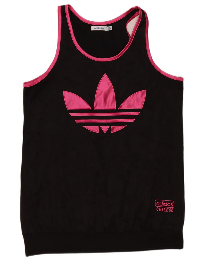 Γυναικείο γραφικό γιλέκο Adidas Top EU 40 Μεσαίο Μαύρο Πολυεστέρας