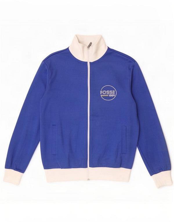 Ανδρική φόρμα Vintage Top Jacket Medium Blue Colorblock Cotton