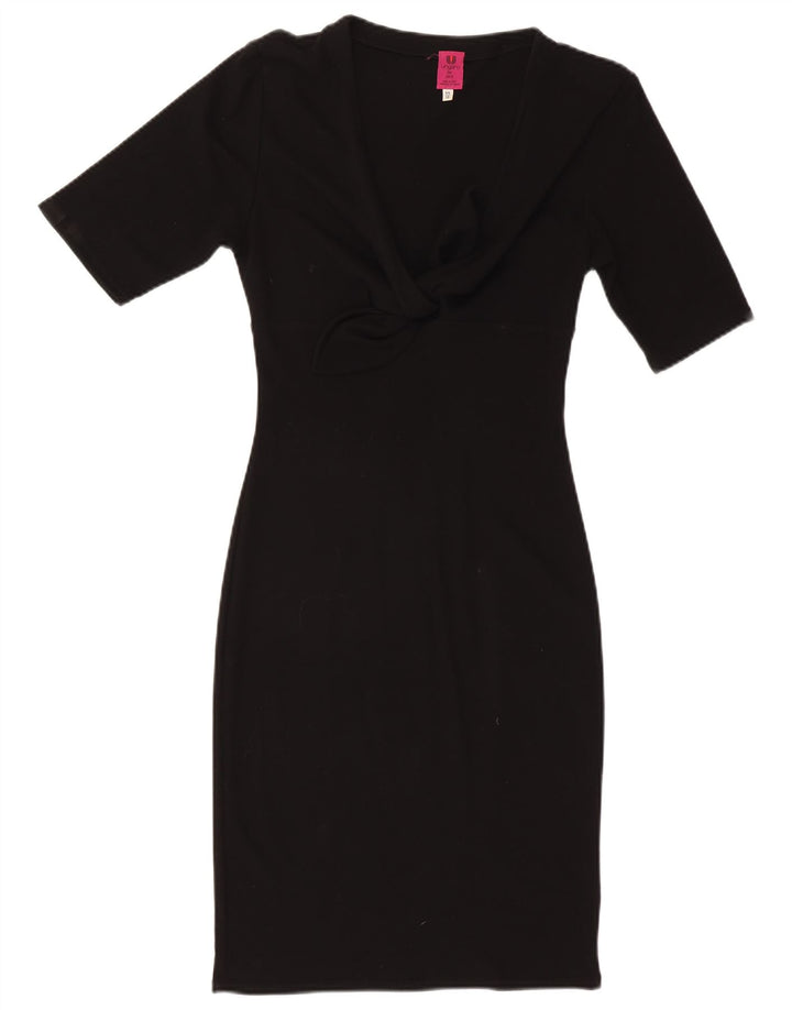 Ungaro Γυναικείο Φόρεμα Bodycon UK 10 Small Black