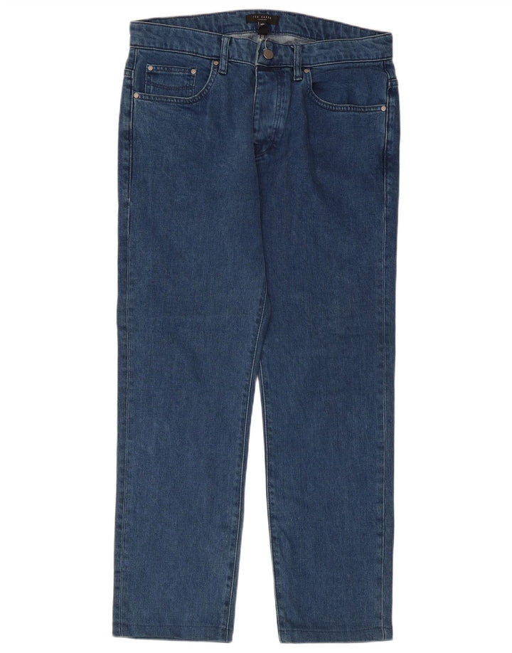 Ανδρικό τζιν ίσιο Ted Baker W32 L27 Blue Lyocell