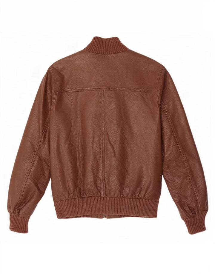 Ανδρικό δερμάτινο μπουφάν Timberland Bomber UK 38 Medium Brown