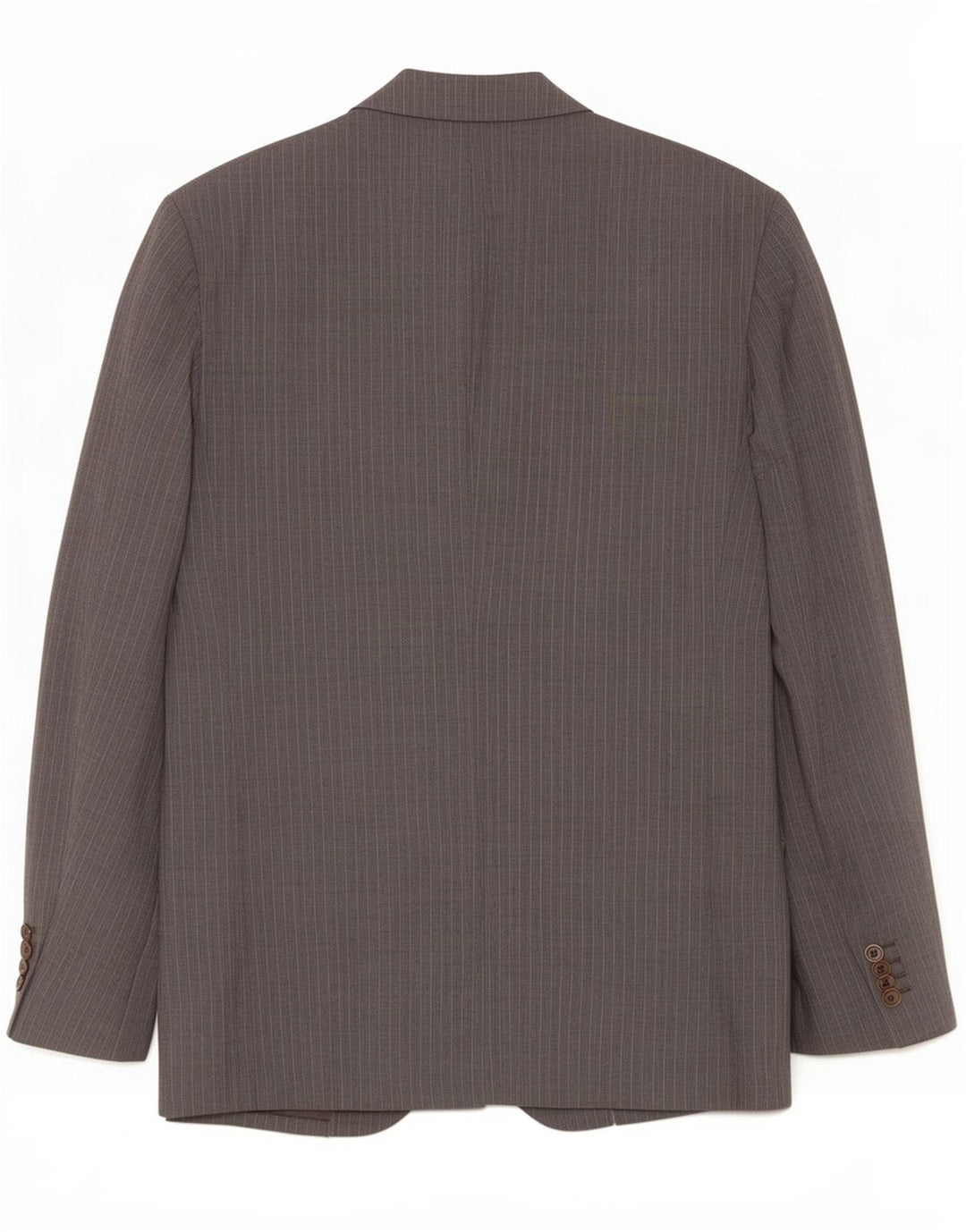 Massimo Dutti Ανδρικό σακάκι μπλέιζερ με 2 κουμπιά EU 58 2XL μαλλί με γκρι ρίγες
