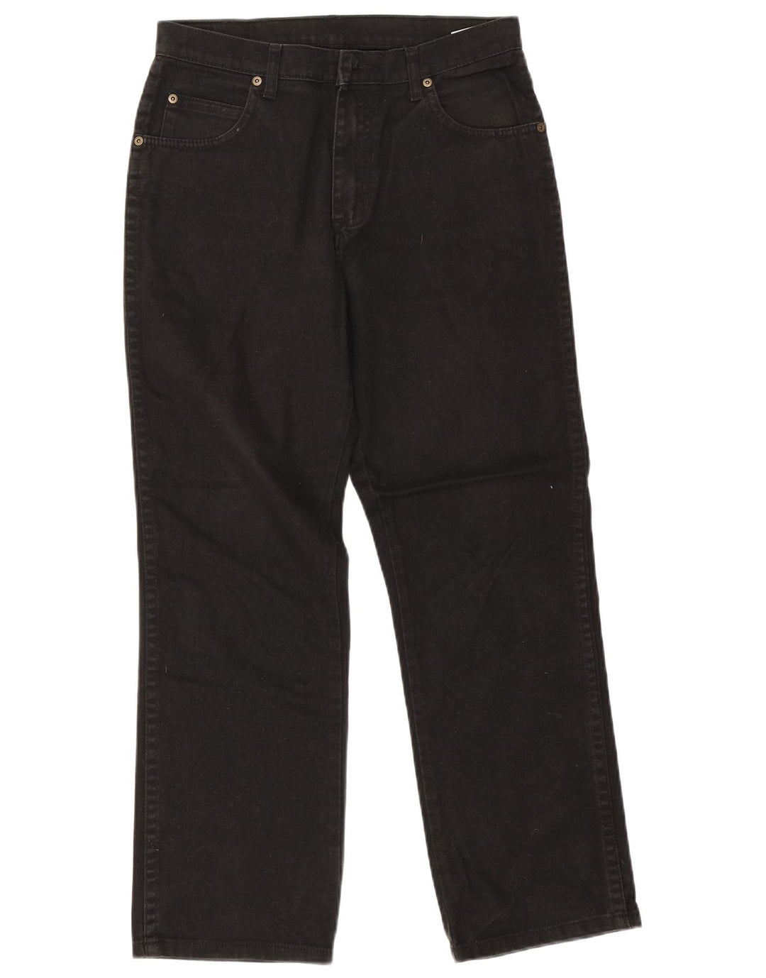 Ανδρικό τζιν ίσιο Wrangler Regular Fit W32 L30 μαύρο βαμβακερό