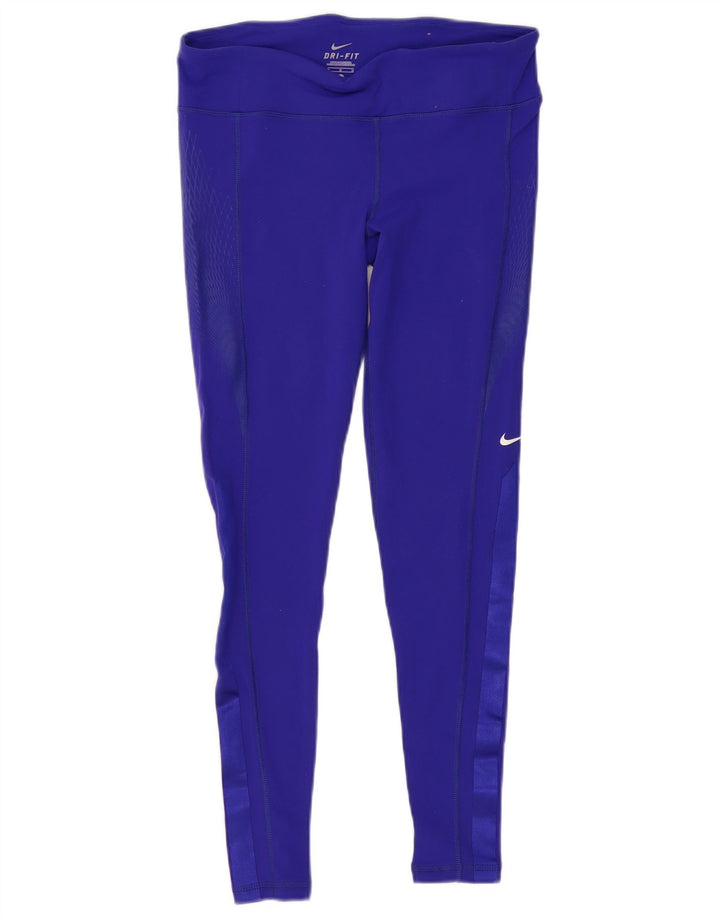 Γυναικείο κολάν NIKE Dri Fit UK 14 Medium Purple Nylon