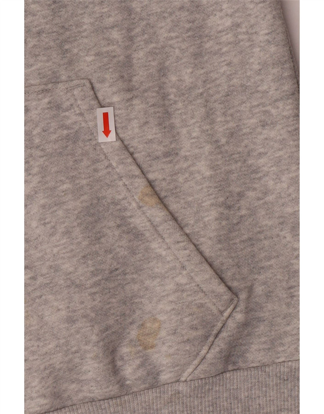 PUMA Womens Zip Hoodie Sweater UK 14 Medium Grey Cotton