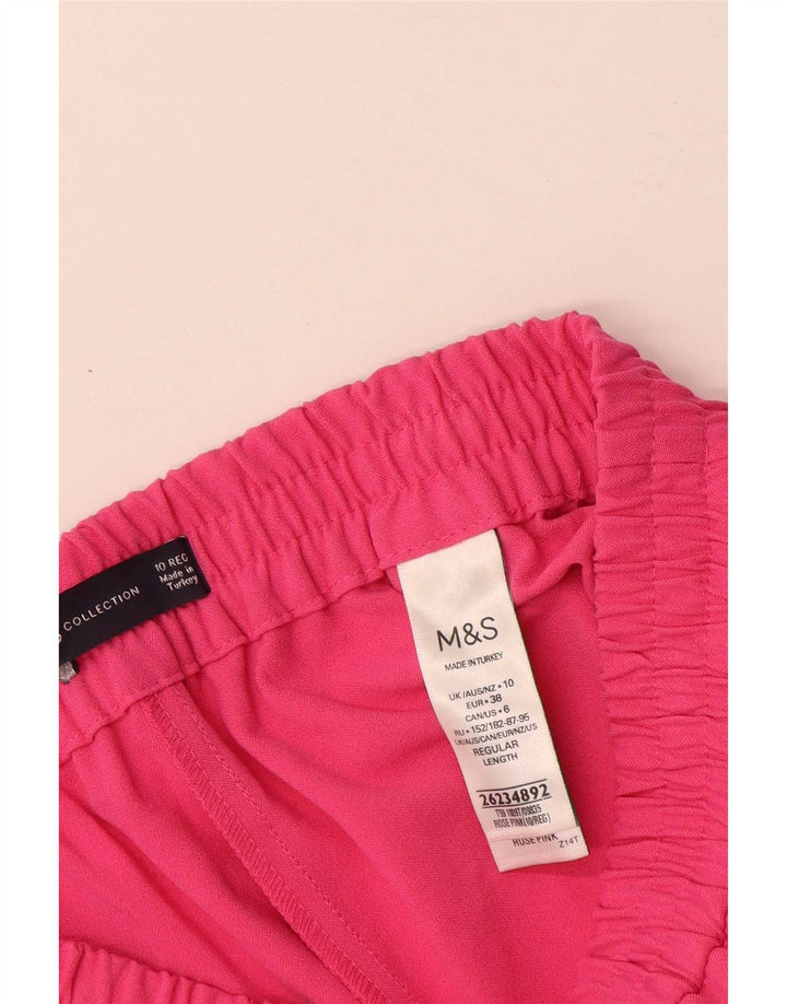 Γυναικεία αθλητικά παντελόνια Marks & Spencer UK 10 Small Pink Polyester