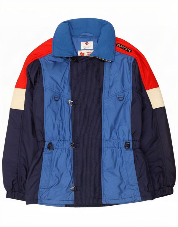 Descente Ανδρικό μπουφάν σκι IT 56 3XL Navy Blue Colorblock Polyester
