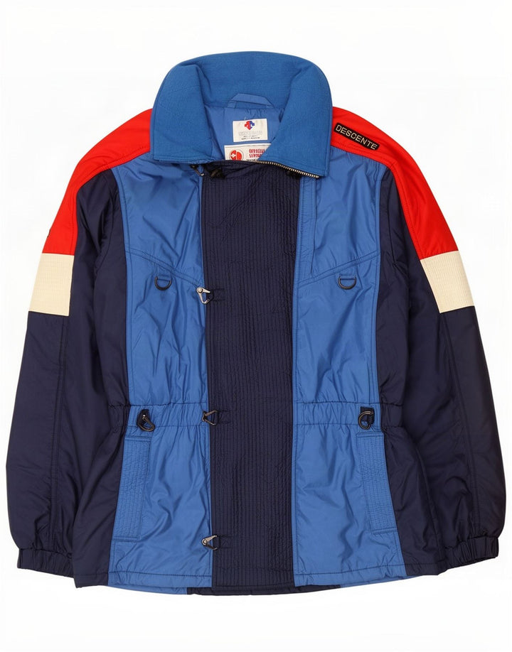 Descente Ανδρικό μπουφάν σκι IT 56 3XL Navy Blue Colorblock Polyester