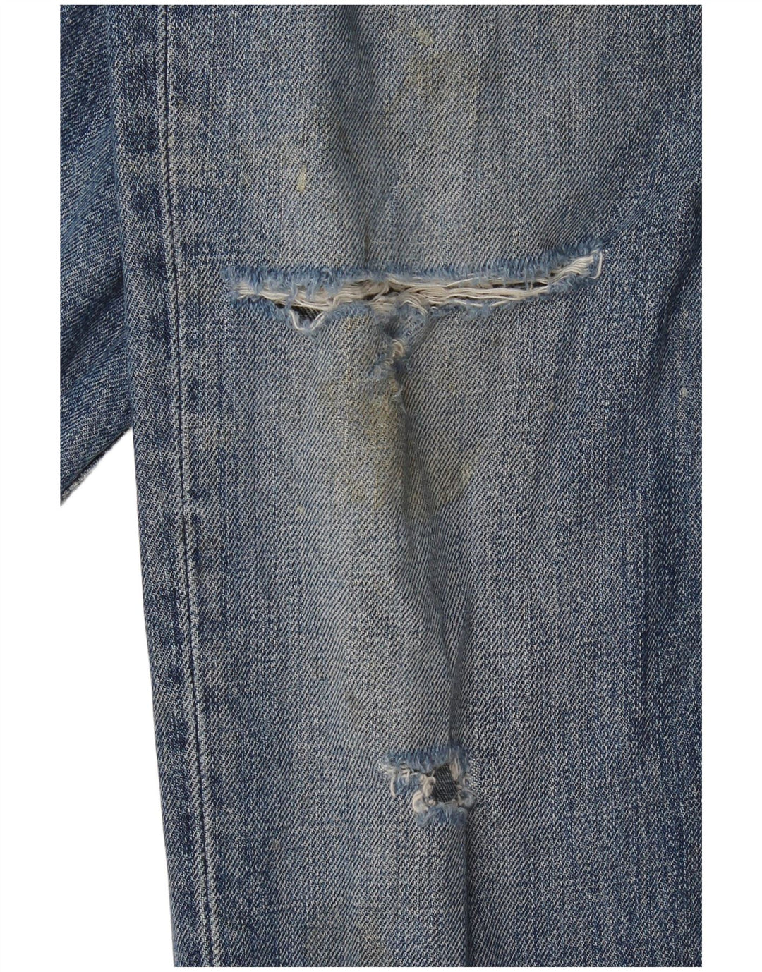 Carhartt Womens Texas Distressed Slim Jeans W30 L32 Blue Cotton