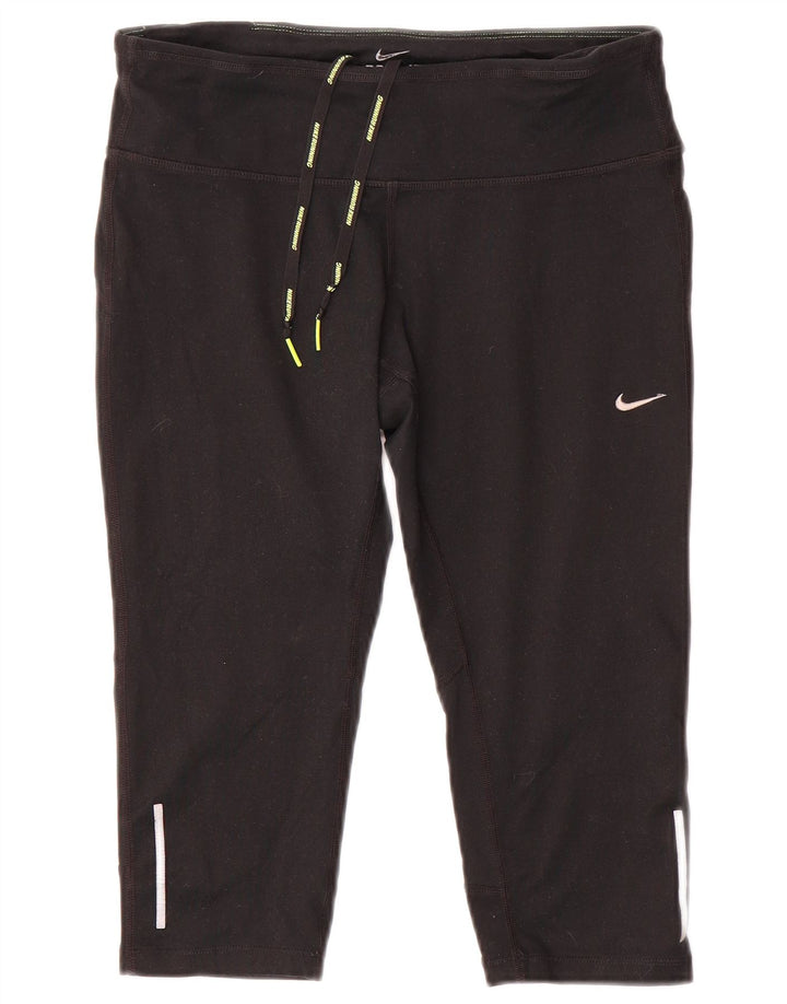 Γυναικεία κολάν Nike Dri Fit Capri UK 14 Medium Black