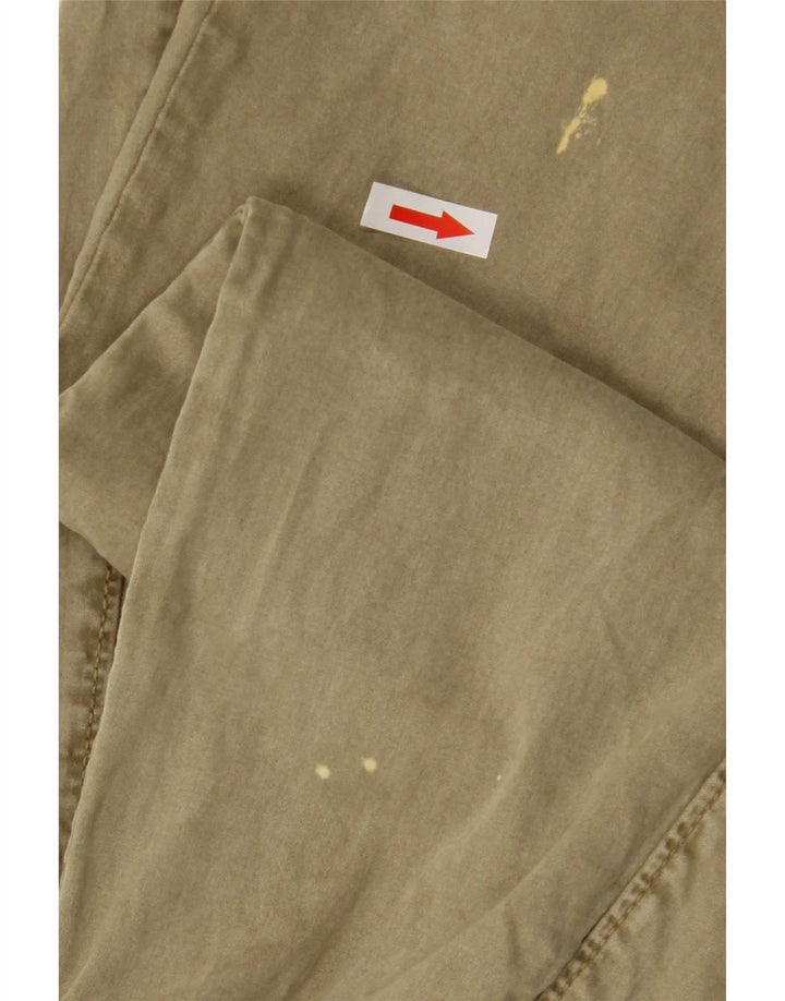 Zara Γυναικείο Παντελόνι Joggers Small W26 L26 Khaki Lyocell