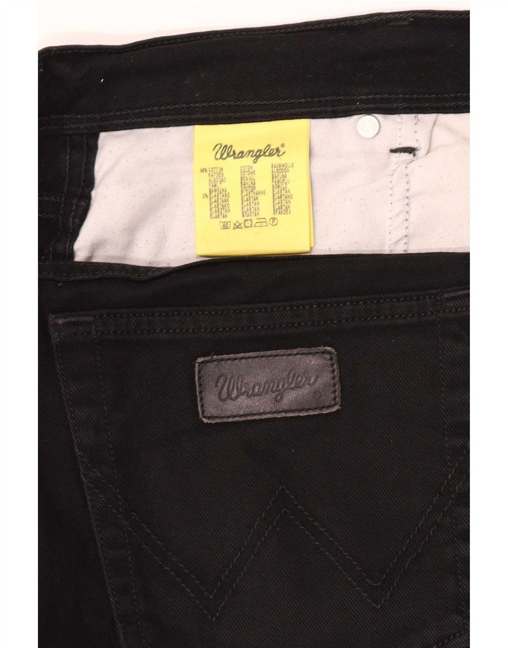 Ανδρικό τζιν ίσιο Wrangler Texas Stretch W36 L32 Μαύρο βαμβακερό