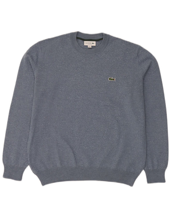 Ανδρικό πουλόβερ Lacoste Classic Fit Crew Neck Jumper Μέγεθος 6 XL Μπλε Μαλλί