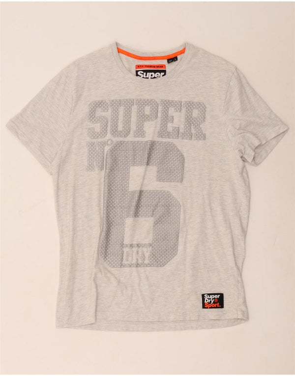 Ανδρικό γραφικό T-Shirt Superdry Top 2XL Γκρι βαμβακερό