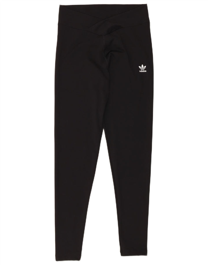 Γυναικείο κολάν ADIDAS UK 10 Small Black Polyester