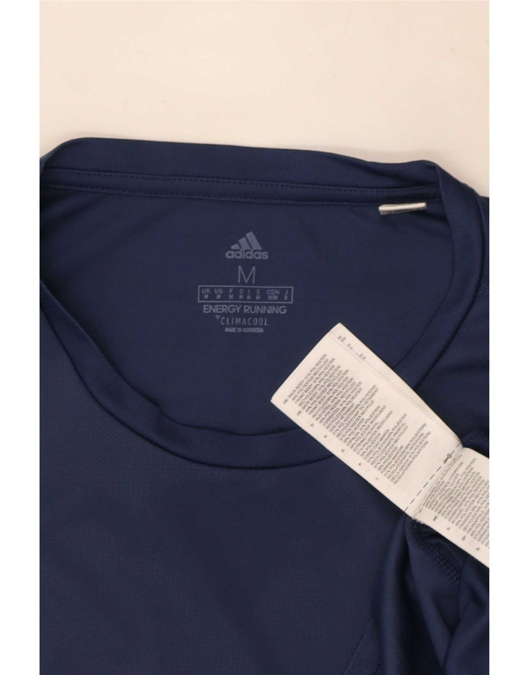 Ανδρικό T-Shirt Adidas Climacool Top Medium Navy Blue Camouflage Polyester