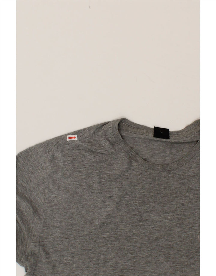 HUGO BOSS Mens T-Shirt Top Large Grey Cotton Vintage Hugo Boss and Second-Hand Hugo Boss from Messina Hembry 