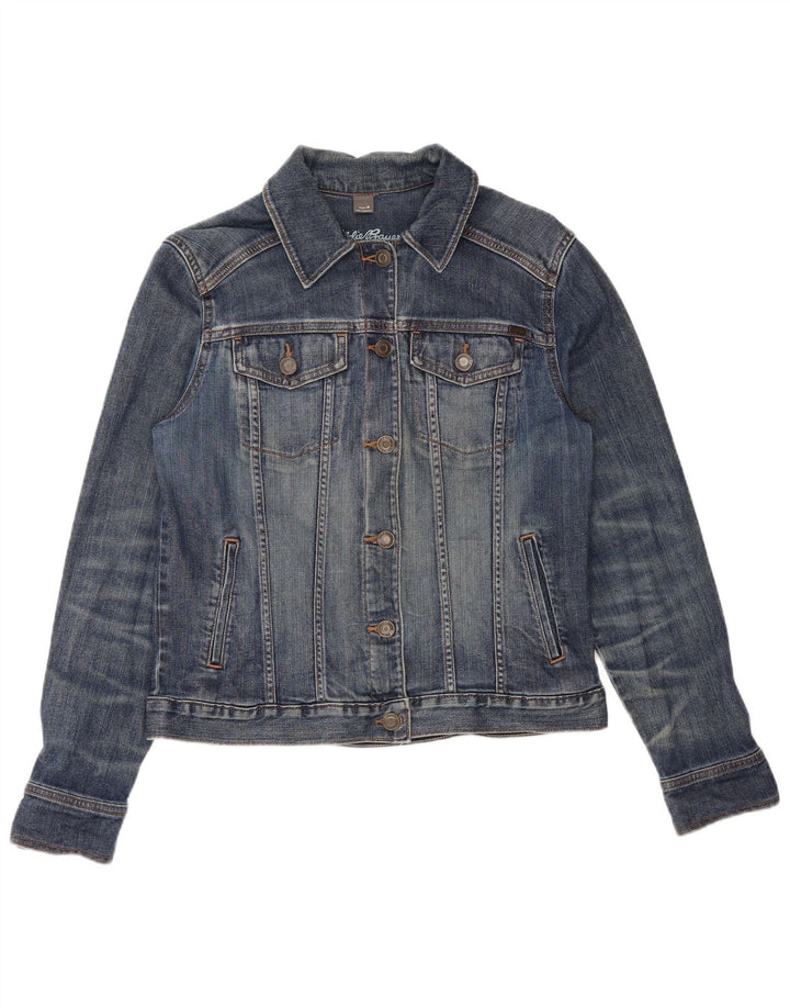 Eddie Bauer Γυναικείο Τζιν Μπουφάν UK 14 Μεσαίο Μπλε Βαμβακερό