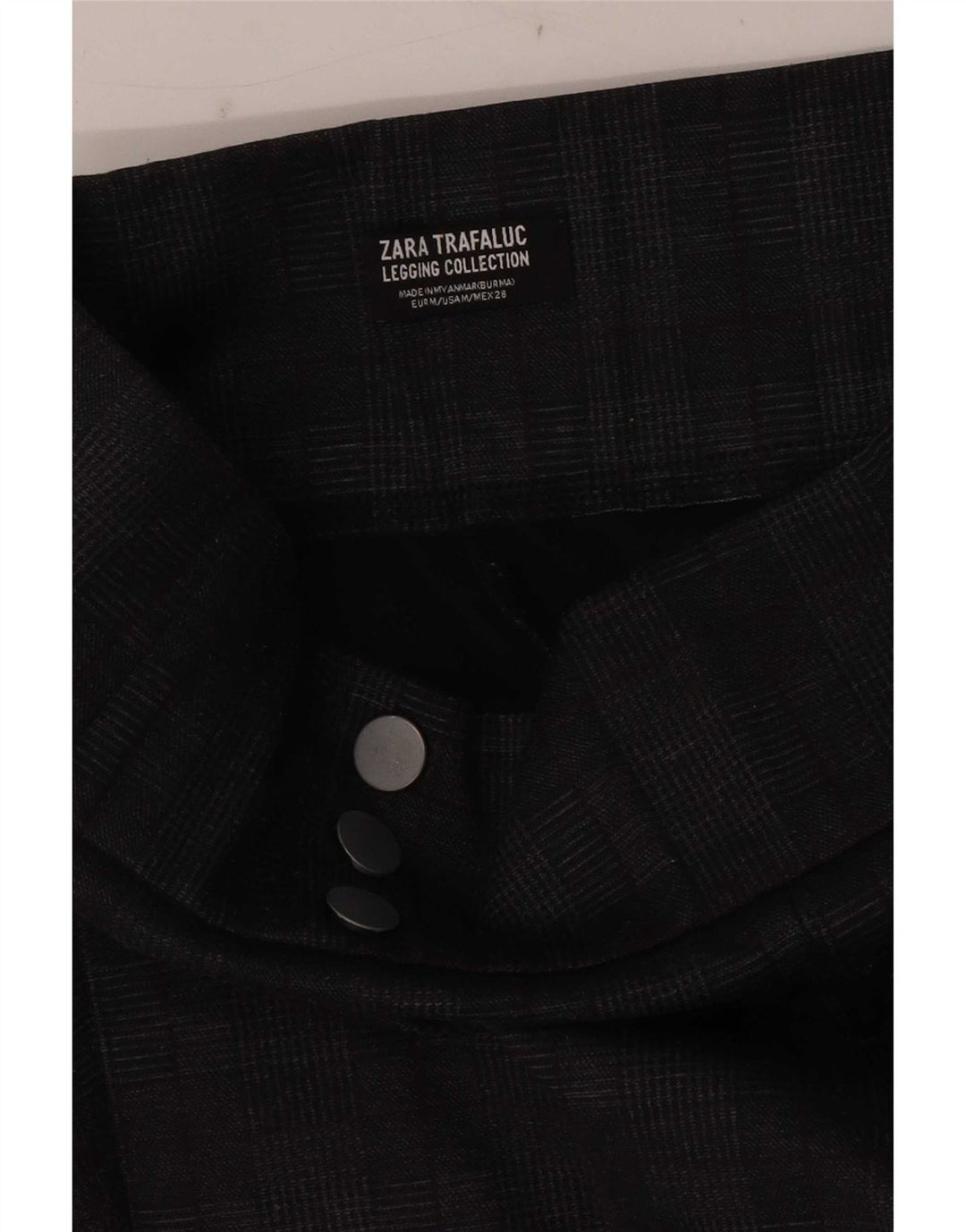 Zara Γυναικείο κολάν UK 12 Medium Grey Check