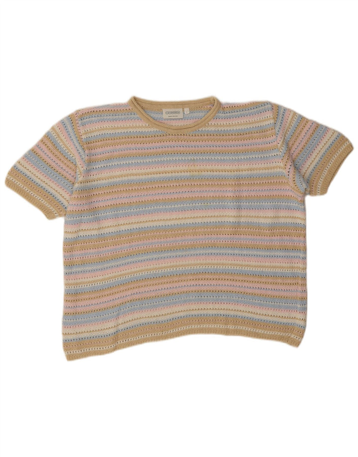 Canda Γυναικείο πουλόβερ με λαιμόκοψη μεγάλου μεγέθους UK 16, πολύχρωμο