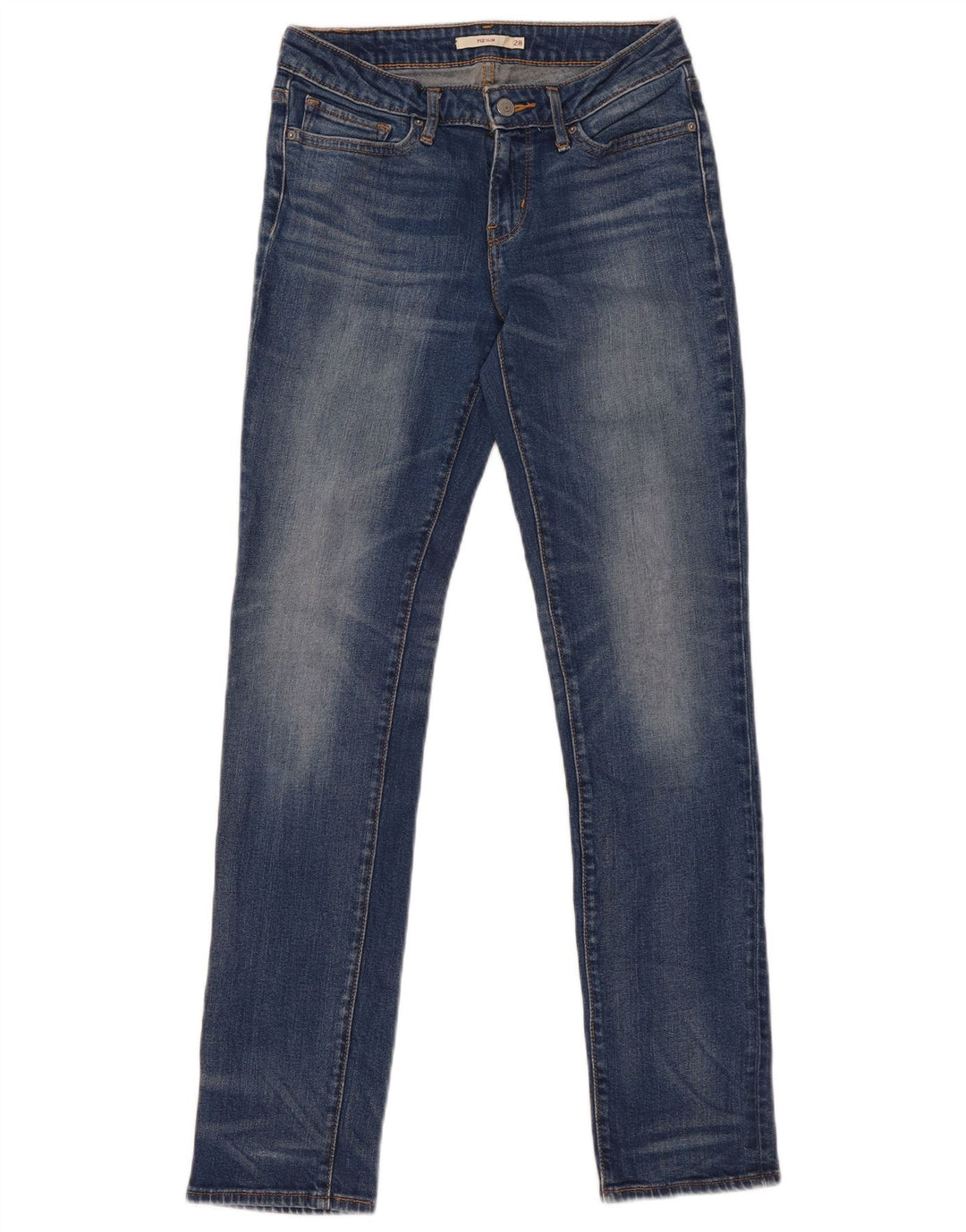 Levi's Womens 712 Slim Jeans W28 L31 Blue