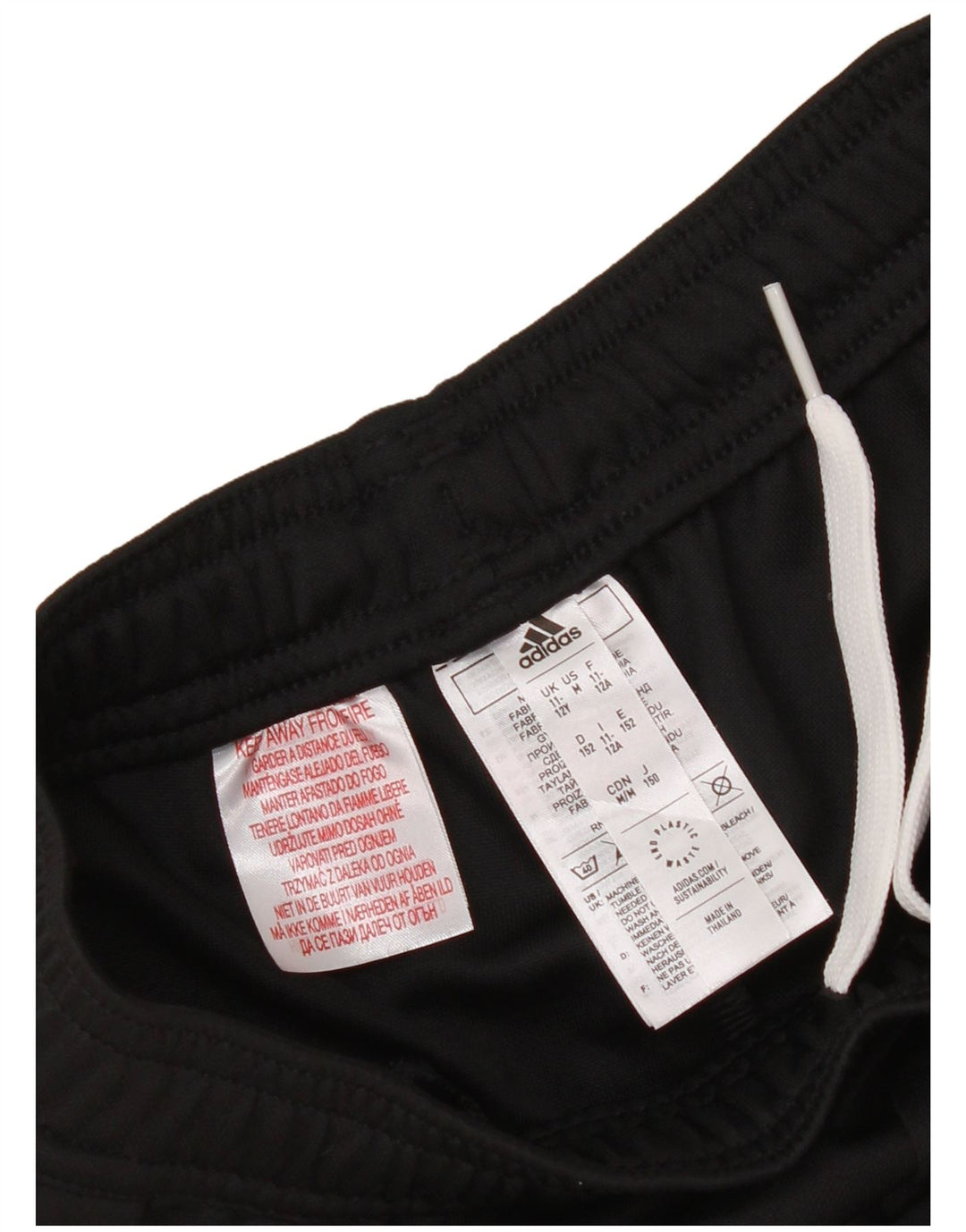 Παντελόνι αθλητικής φόρμας Adidas Boys Aeroready 11-12 ετών μαύρο πολυεστέρα