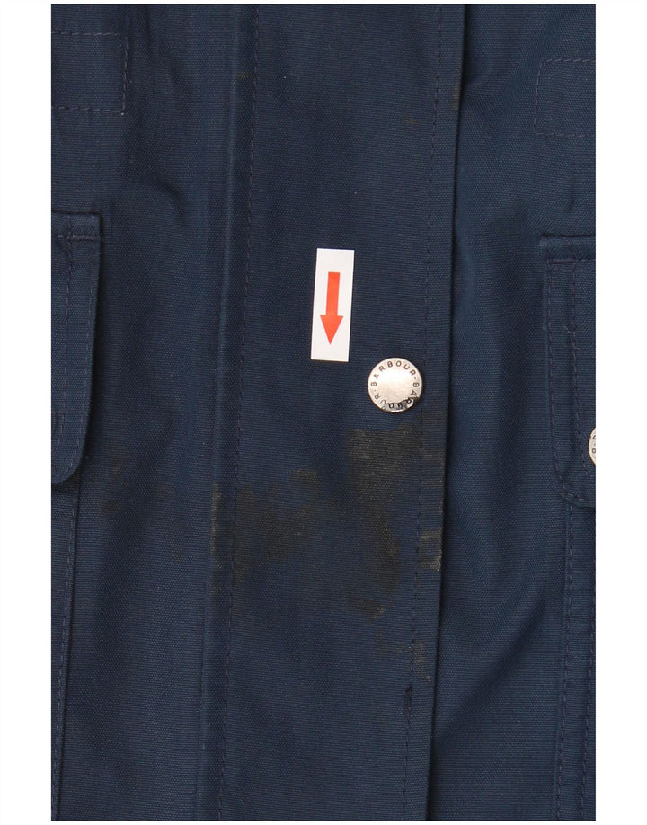 Barbour Γυναικείο Utility Jacket UK 14 Large Navy Blue