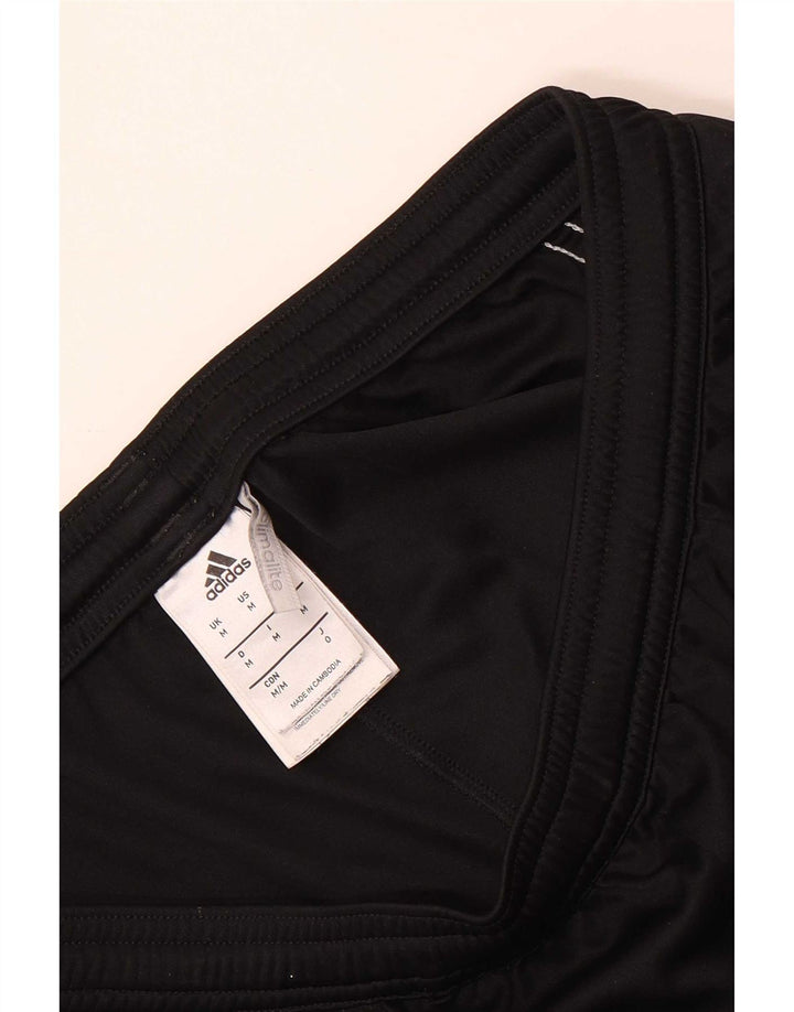 Ανδρικό σορτς Adidas Climalite Sport σορτς μεσαίου μαύρου χρώματος πολυεστέρας