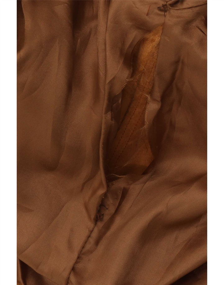 Vintage Γυναικείο Suede Jacket IT 48 XL Beige Leather