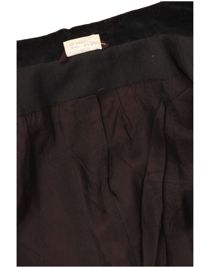 Rosami Γυναικείο μπουφάν blazer UK 14 Large Black Acetate