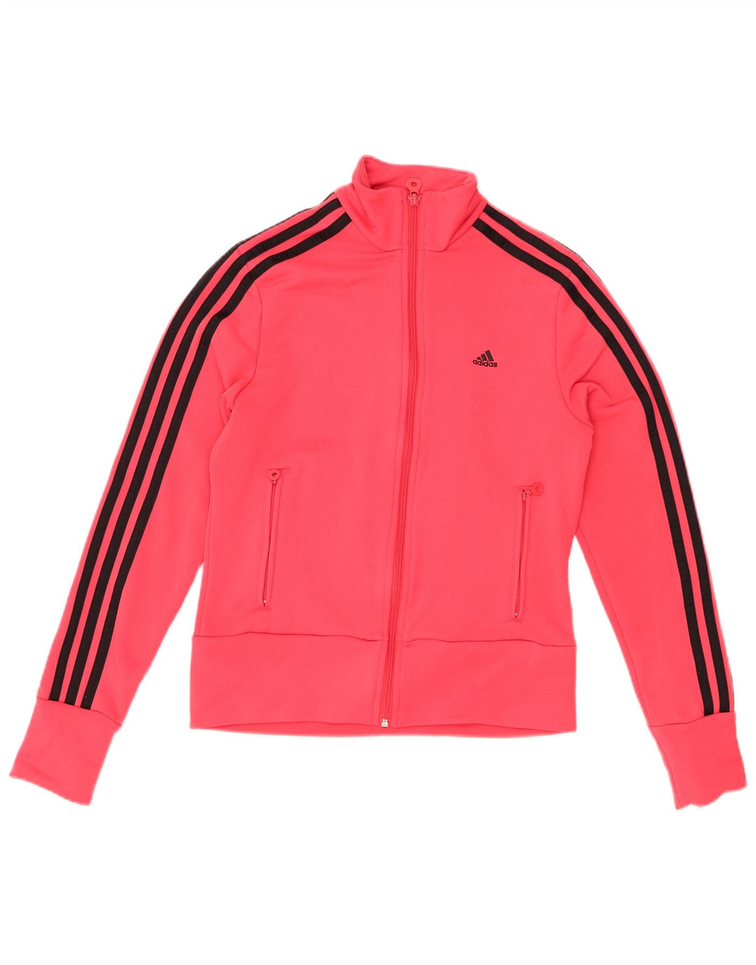 Γυναικεία αθλητική φόρμα ADIDAS Top Jacket UK 12 Medium Pink Polyester