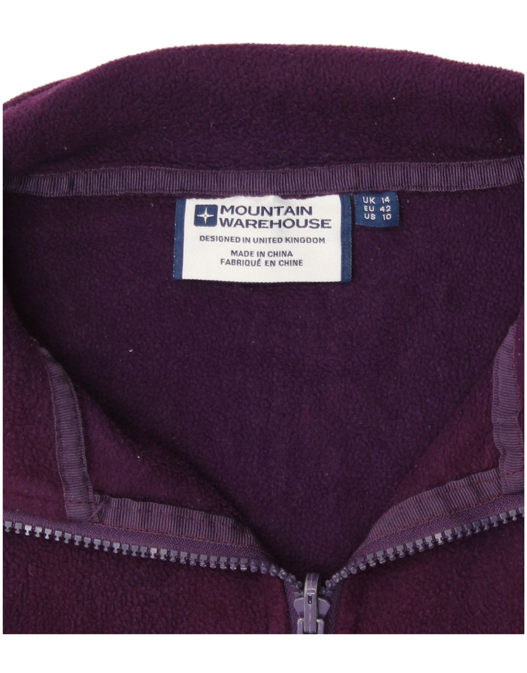 Mountain Warehouse Γυναικείο Fleece Jacket UK 14 Large Purple Polyester