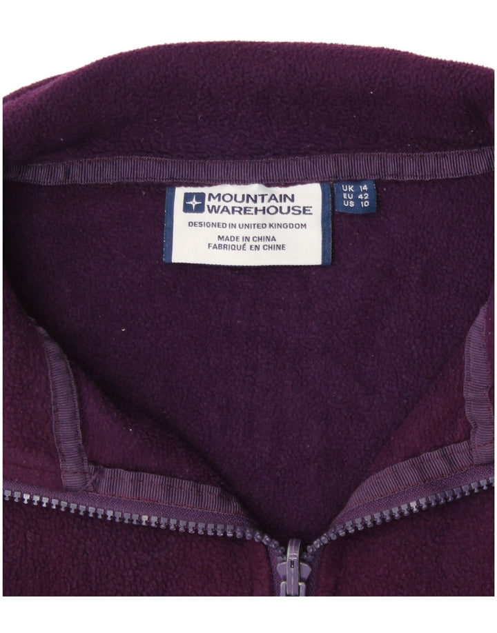 Mountain Warehouse Γυναικείο Fleece Jacket UK 14 Large Purple Polyester