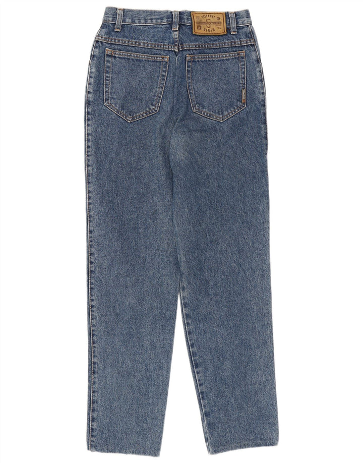 STEFANEL Γυναικείο ψηλόμεσο τζιν IT 44 Medium W26 L27 Μπλε βαμβακερό