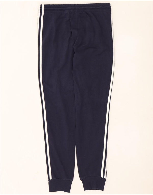 Adidas Γυναικεία φόρμα παντελόνι Joggers UK 12/14 Medium Navy Blue Cotton