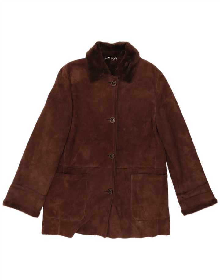 Γυναικείο παλτό Mabrun Shearling IT 46 Large Brown Shearling