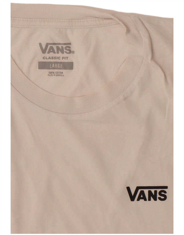 Ανδρικό T-Shirt Vans Classic Fit Top μεγάλο λευκό βαμβακερό