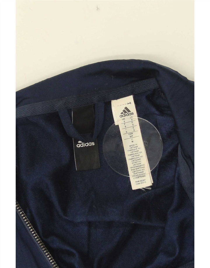 Ανδρική αθλητική φόρμα Adidas Top μπουφάν Small Navy Blue Colorblock Polyester