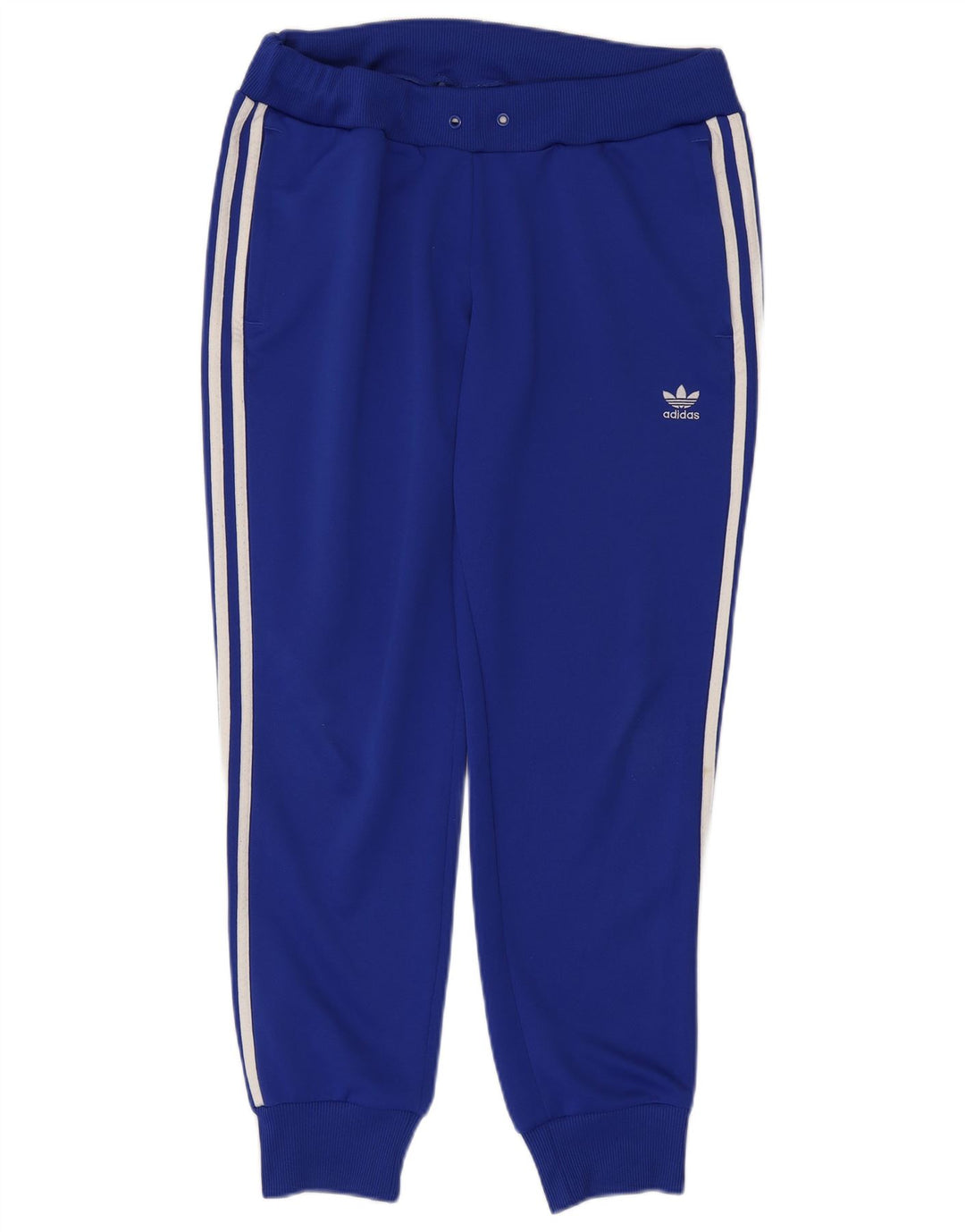Γυναικεία αθλητική φόρμα Adidas Παντελόνι Joggers UK 16 Large Blue Polyester